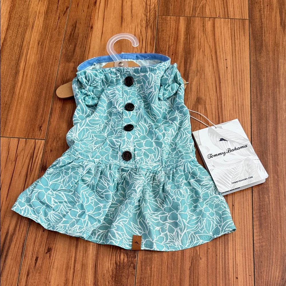 Tommy Bahama Aqua Floral Pet Dress